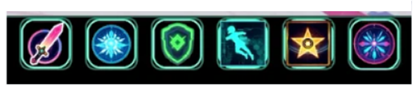 Action icon list